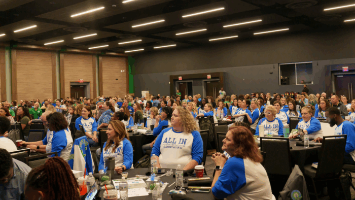 UVA staff members at the annual beginning-of-year convocation