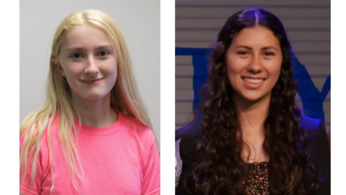 National Merit Semifinalists Chaney-Martinez and Vertigan.